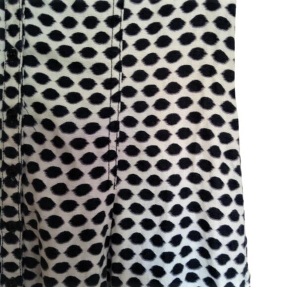 2/$40 OLSEN polka dot shirt button down dress - Picture 5 of 13